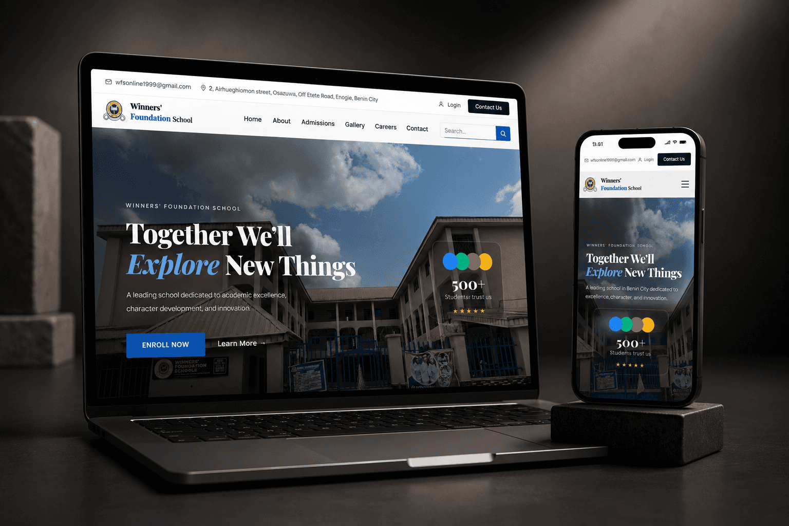 Winners Foundation School project preview